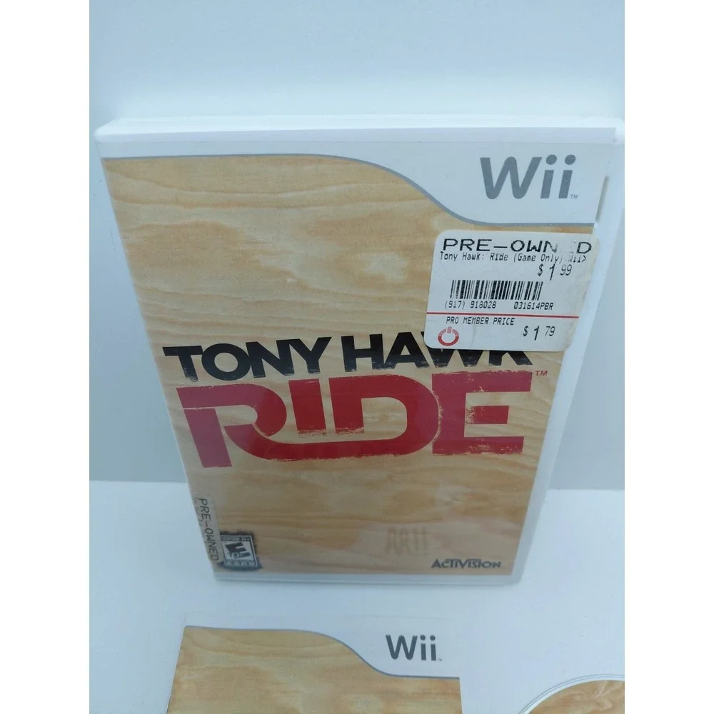 Tony Hawk: Ride (Nintendo Wii, 2009)‎ Complete w/ Manual